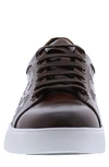 Robert Graham Men's Bait Skull-embossed Low-top Sneakers In Cognac
