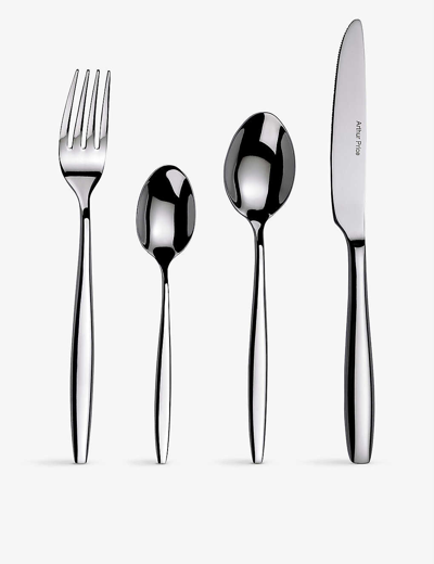 Arthur Price Rio Logo-engraved Stainless-steel 24-piece Cutlery Set In Stainless Steel