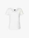 Theory Short-sleeve Pima Cotton T-shirt In White