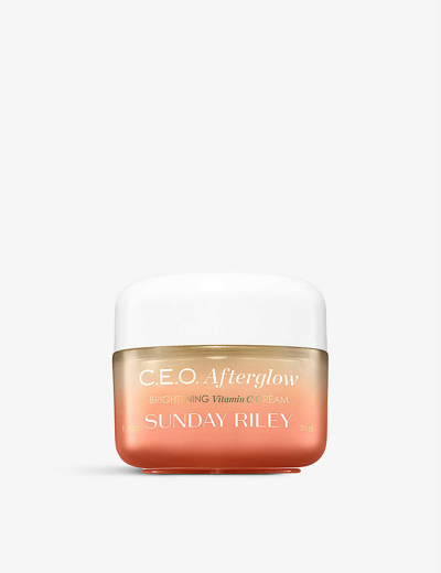 Sunday Riley C.e.o. Afterglow Brightening Vitamin C Cream 1.7 Oz-no Colour In Orange