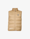AAPE ONE POINT BRAND-PATCH REGULAR-FIT SHELL-DOWN VEST