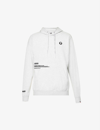 AAPE ONE BADGE BRAND-PATCH COTTON-BLEND HOODY