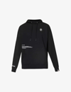 AAPE ONE BADGE BRAND-PATCH COTTON-BLEND HOODY