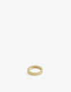 PD PAOLA INFINITY 18CT YELLOW-GOLD PLATED STERLING SILVER RING