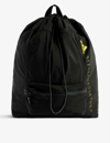 Adidas By Stella Mccartney Backpacks In Black/yellow