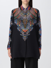 Etro Long Shirt In Black