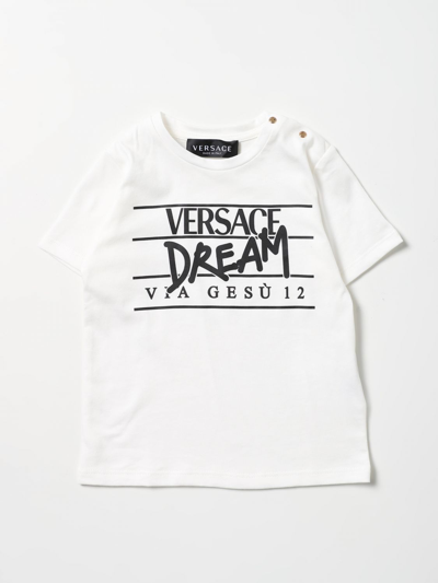 Young Versace Babies' T-shirt  Kids In White