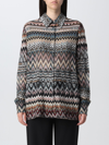 Missoni Zigzag-woven Wool-blend Shirt In Multicolor