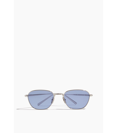 Chimi Polygon Sunglasses In Silver/concord Blue