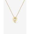 TABAYER Yellow Gold Mini Diamond Oera Pendant Necklace