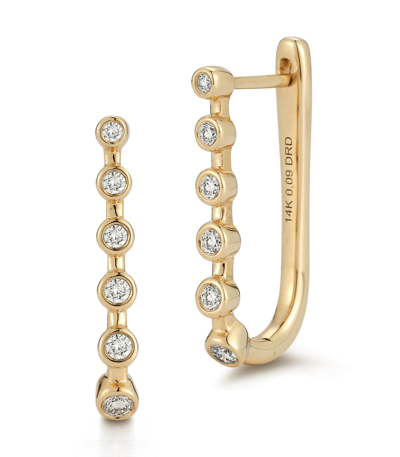 Dana Rebecca Designs Yellow Gold Lulu Jack Bezel Interval U Huggies