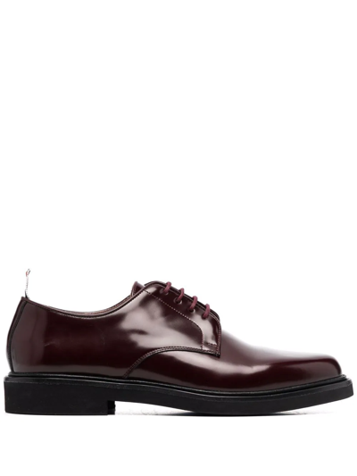 Thom Browne Rwb Tap Lace-up Shoes In Red