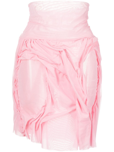 open lace back dress Di Petsa Pink Venus Wetlook Dress – Luxandluxy main image 0