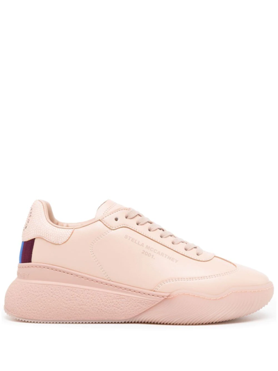 Stella Mccartney Loop Embellished Sneakers In Light Pink