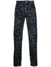 GIVENCHY ABSTRACT-PRINT JEANS