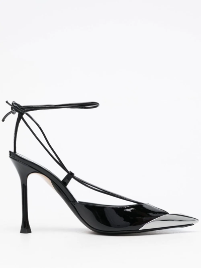 N°21 110mm Leather Sandals In Black