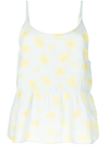 Helmstedt Miro Floral-print Cami Top In Blue