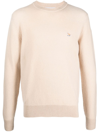 MAISON KITSUNÉ LOGO-PATCH WOOL JUMPER