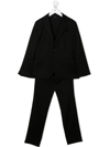 Emporio Armani Two-piece Single-breasted Suit In Black