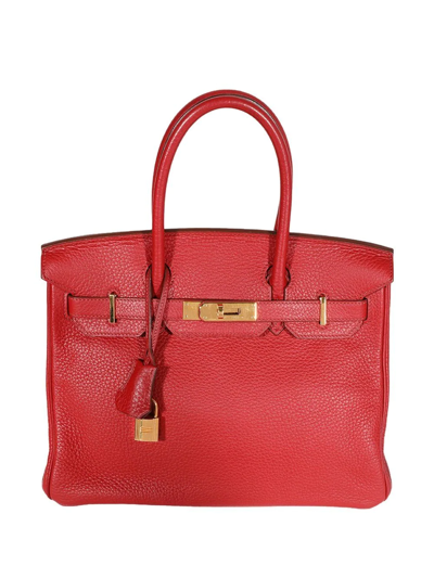 Pre-owned Hermes  Birkin 30 Handbag In Red