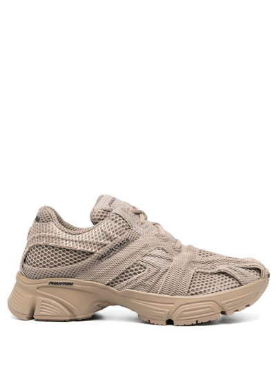 Balenciaga Phantom Logo-detailed Mesh Sneakers In Neutrals