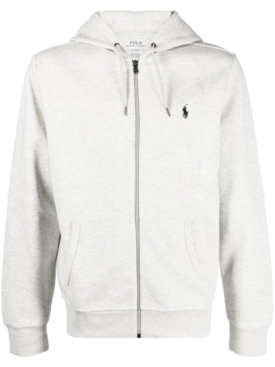 Polo Ralph Lauren Grey Polo Pony Zip-up Hoodie