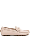 Gianvito Rossi Monza Round Head Love Shoes In Beige