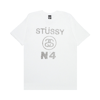 Pre-owned Stussy N°4 Tee 'white'
