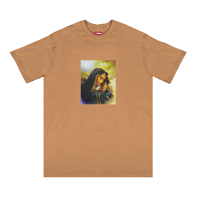 Pre-owned Supreme Mary Rhinestone Short-sleeve Top 'tan'