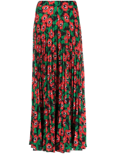 Alessandro Enriquez All-over Flora-print Pleated Trousers In Multicolor