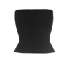 Wardrobe.nyc Strapless Ribbed Cotton-blend Top In Black