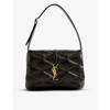 Saint Laurent Le 57 Brand-plaque Leather Shoulder Bag In Black