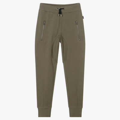 Molo Teen Boys Khaki Green Joggers