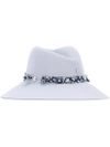 MAISON MICHEL floral strap hat,105500200211786273
