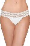 B.tempt'd By Wacoal B.adorable Thong Panty In White