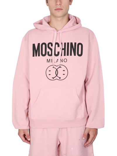 Moschino Men's  Pink Other Materials Sweatshirt