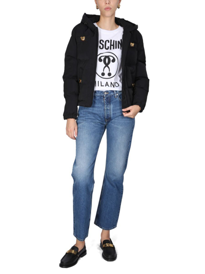 Moschino Women's  Black Other Materials Outerwear Jacket