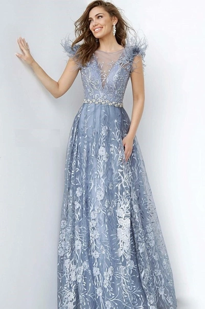 Jovani Maxi Embroideeed Evening Gown