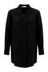 NATALIE CHAPMANN RELAXED FIT DRESS SHIRT WITH SIDE POCKETS