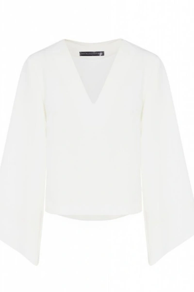 Natalie Chapmann Silk V-neck Blouse