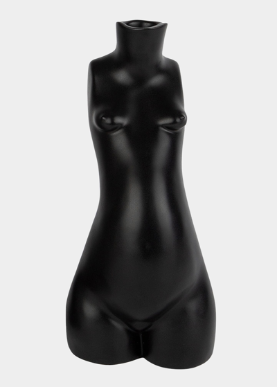 Anissa Kermiche Matte Tit For Tat Short Body Candlestick In Black