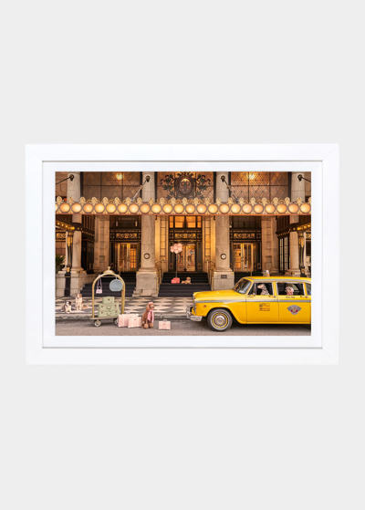 Gray Malin Welcome To The Plaza Hotel Mini Print In Multi