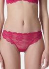 Simone Perele Reve Scalloped Lace Tanga In Black