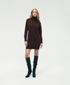 NAADAM SIGNATURE CASHMERE TURTLENECK DRESS