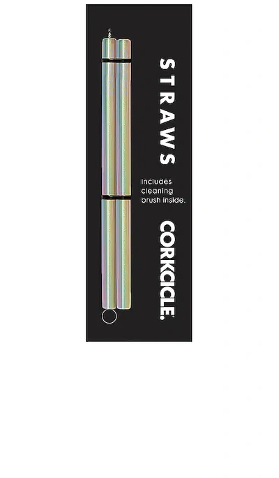 Corkcicle Cocktail Straws In Prism
