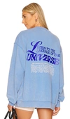The Mayfair Group Language Of The Universe Crewneck In Blue
