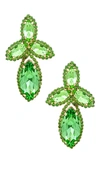 8 Other Reasons Open Arms Earrings In Lime