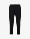 Theory Treeca 2 Cropped Stretch-wool Slim-leg Pants In Black