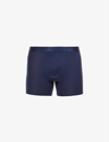 Cdlp Navy Stretch-lyocell Boxer Trunks In Navy