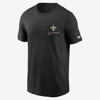 Nike Men's Team Incline (nfl New Orleans Saints) T-shirt In Black
